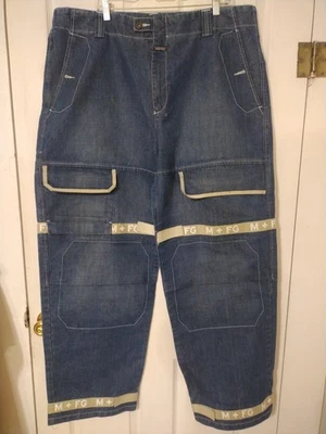 Pantalones de mezclilla vintage Marithe Francois Girbaud para hombre 42x34 cinta lanzadera holgados skate4 Y2K Foto 1 de 3