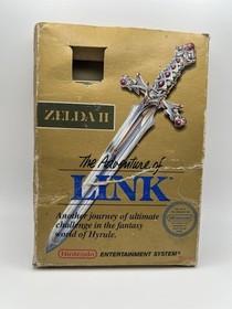 Adventures Of Link Zelda II 2 Cartucho Dorado (Nintendo NES) Completo en Caja CIB