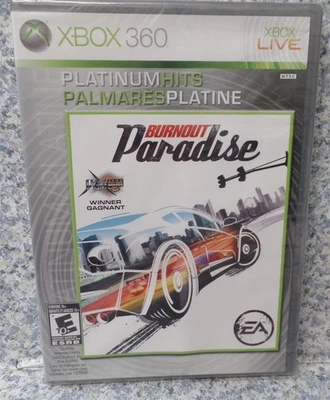 Video Game XBOX 360 Burnout Paradise Platinum Hits #2 NEW SEALED - Image 1 of 4