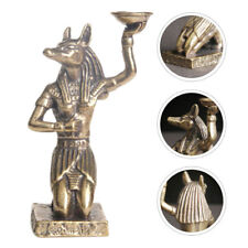 Egyptian God Anubis Statue: Mythological Figurine for Home/Office Decor