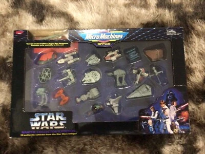 ¡NUEVO EN CAJA! Star Wars Galoob Micro Máquinas Raro mal impreso caja con pegatina Foto 1 de 4