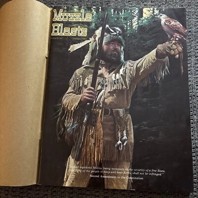 1983 MUZZLE BLASTS Magazine Black Powder Muzzleloading OCTOBER 1983. Excellent C - Image 1 of 4