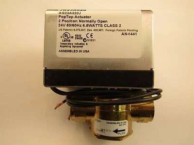 Johnson Controls JT2221G23A020 Pop Top Actuator 1/2" NPT 24 volt Ships Same Day