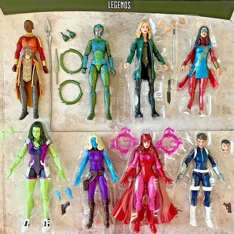 WOMEN OF MARVEL LEGENDS She Hulk Emma Frost Kate Bishop Quake Pepper Potts UPICK Cover