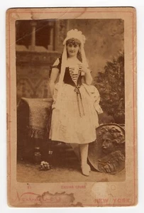 LILLIAN GRUBB: STAGE ACTRESS : DUPED BY BIGAMIST HUSBAND : CABINET CARD - Picture 1 of 4