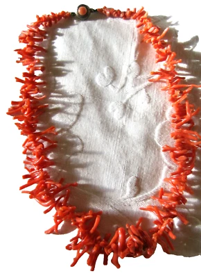 Collana  Corallo Antico  Arg.800 - Immagine 1 di 4