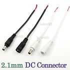 Set 1x Male + 1x Female DC Power Plug Connector Cable 12V 5.5x2.1mm for CCTV LED