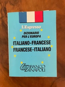 Dizionario per l'Europa L'espresso Italiano - francese Banco di Napoli 1992 - Imagen 1 de 2
