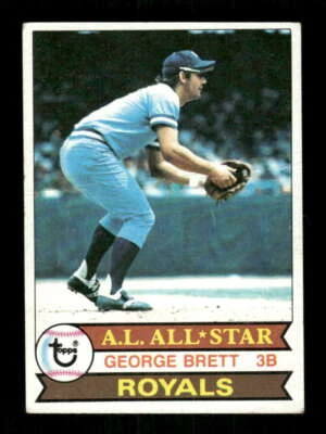 Topps Baseball 330 1979 George Brett GD pliegues BXCP41 Foto 1 de 2