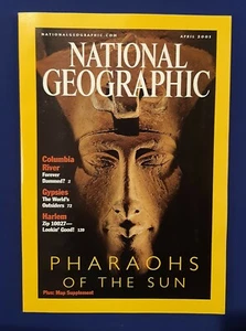 National Geographic Magazine-April 2001-Pharaohs Of The Sun-Columbia River - Imagen 1 de 4