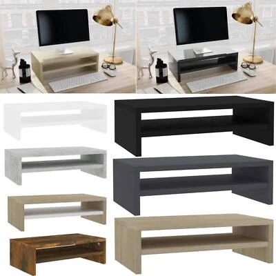 Monitorständer Schreibtischaufsatz Monitorerhöhung Bildschirm Ständer Regal Holz - Bild 1 von 4