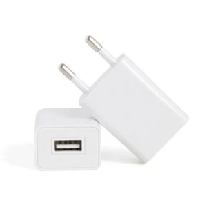USB 5V 1A Charger EU Adapter Power Supply Charger Power Plug Male Power Supply - Zdjęcie 1 z 6
