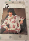 Vintage 80'S Sirdar Ladies Cowl Neck Chunky Sweater/Jumper Knitting Pattern
