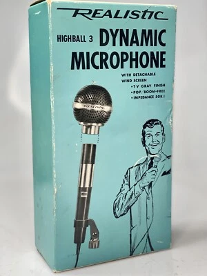 Realistic Dynamic Microphone #33-987 | Highball 3 | Made in Japan - Image 1 of 4