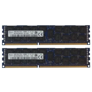 32GB Kit 2x 16GB DELL POWEREDGE R320 R420 R520 R610 R620 R710 R820 Memory Ram - Picture 1 of 1