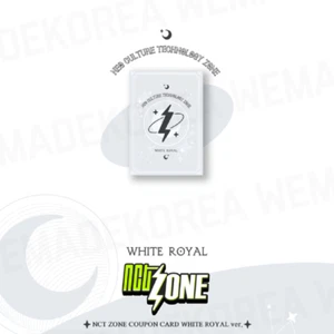 Tarjeta de cupón NCT ZONE blanca versión real Artículos auténticos oficiales K-POP - Imagen 1 de 5