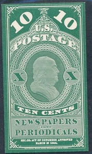 drbobstamps US Scott #PR6P4 Proof Newspaper Periodicals Cat $65 - Picture 1 of 2