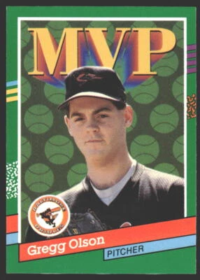 Gregg Olson #393a 1991 Donruss Baltimore Orioles - Image 1 of 2