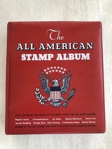 L'ALBUM FRANCOBOLLI TUTTI AMERICANI - Minkus 1971 - Oltre 1300 francobolli! Libro molto pulito!! - Foto 1 di 24