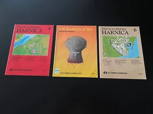 Columbia Games Harn Encyclopedia Harnica #6 & 4 + 100 Bushels of Rye VG - EX AF1 - Picture 1 of 5