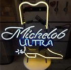 Michelub Ultra Boot bière néon panneau lumière 19x15 bar à bière pub fenêtre murale décoration