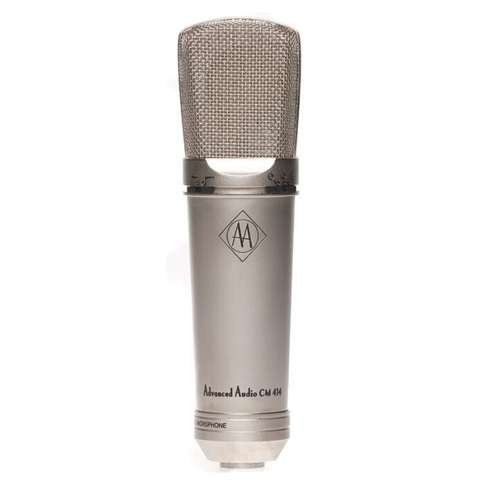 Advanced Audio CM414 Large Diaphragm 3-Pattern FET Condenser Microphone. Available Now for $389.00