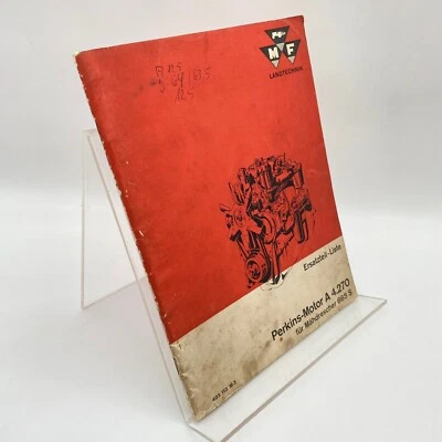 Massey Ferguson Motore Perkins A 4.270 Catalogo Di Ricambi Riparazione 1962 - Immagine 1 di 4