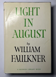 William FAULKNER Light In August Modern Library Edition HC With Dustjacket VG - Picture 1 of 14