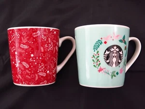 Lot of 2 18 fl oz STARBUCKS 2019 Holiday Mug Coffee Tea Cup 532ml - Picture 1 of 9