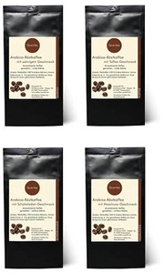 Kaffee Geschenk Probierset Mandel Zimt Toffee Schokolade Macadamia 300 g - Bild 1 von 1