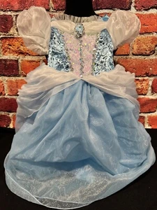 Disney Parks Princess Cinderella Costume Child Size 5/6Traditional Blue MOS - Picture 1 of 6