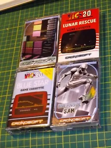 Restposten Konvolut 4x Spiele für den unerweiterten VIC 20 Computer Cronosoft HOMEBREW - Bild 1 von 1