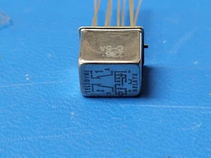 (1 PC) 136C-5A TELEDYNE RELAY 9 PIN GOLD LEADS - Picture 1 of 8