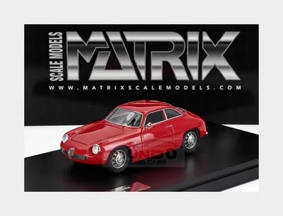 1:43 MATRIX Alfa Romeo Giulietta Sz Coupe 1961 Red MX40102-251 - Immagine 1 di 2