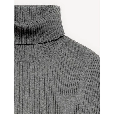 Mini vestido Old Navy com nervuras gola alta, cinza, grande alto B14 - Imagem 1 de 4