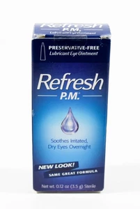 Refresh PM .12oz lubricant OINTMENT Soothes Dry Eyes Overnight nighttime 04/2027 - Picture 1 of 2