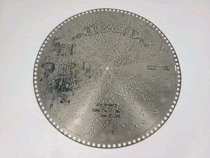 REGINA MUSIC BOX DISC 15 1/2" 1728 SMOKY, MOKES, CAKE WALK HOLZMANN 15.5" - Picture 1 of 7