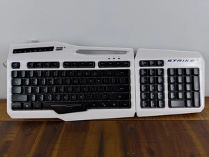 Mad Catz Strike S.T.R.I.K.E 3 Gaming Keyboard Lights Up In White - Picture 1 of 7