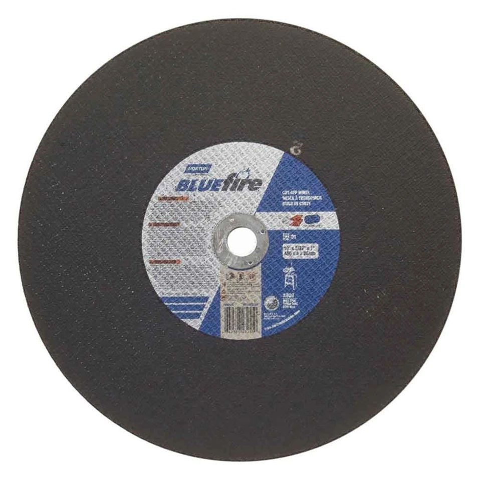Norton 66252843255 16x5/32x1" BlueFire ZA AO Stationary Saw Cut-Off Wheels 10 pk - Image 1 of 1