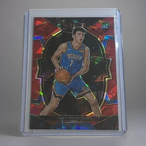 2022-23 Panini Select Chet Holmgren Red Cracked Ice Prizm Concourse No.83 - Picture 1 of 2