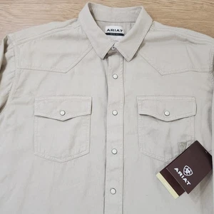 Ariat Hemd Herren XLT White Pepper Jurlington Pearl Snap Retro Fit Cowboy Western - Bild 1 von 12