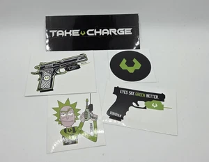 Viridian 5 Stück Konvolut viele Sticker Aufkleber grün schwarz - NEU - Bild 1 von 6