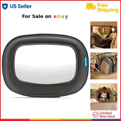 Espejo Coche Bebé Acrílico Gran Angular Sin Distorsión Seguro Visualización para Cara Trasera... Foto 1 de 4