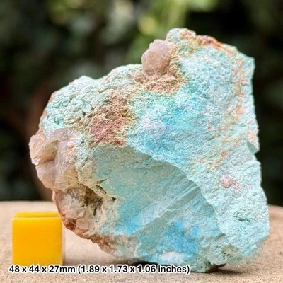 Ultra rare turquoise from st austell’s gunheath china clay mine, cornwall, uk - - Image 1 of 2
