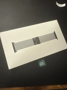 Apple Watch Ultra Titanium Milanese Loop 49mm 42/44/45 Genuine OEM Black S Open - Picture 1 of 14