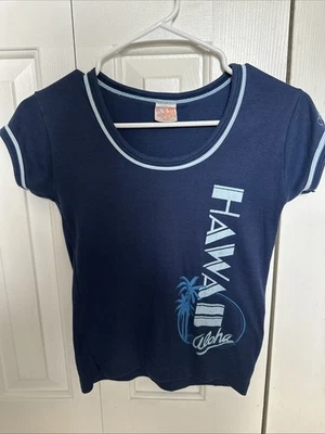 Camisa Hawaiana Vintage Mujer Talla Pequeña Foto 1 de 3