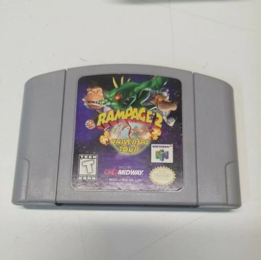 Tarjeta de juego Rampage 2: Universal Tour Nintendo N64 Foto 1 de 1
