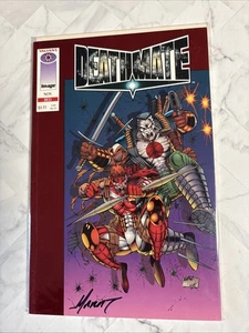 Deathmate Red #1 SIGNED MARAT MYCHAELS (Image Comics 1993) - Picture 1 of 12