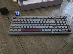 Epomaker Keyboard RT100 Tri-Mode Mechanical Keyboard - Flamingo Switches - Photo 1/2