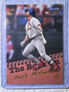 1999 Fleer Ultra Mark McGwire The Book On Insert Card #7BO - Picture 1 of 2
